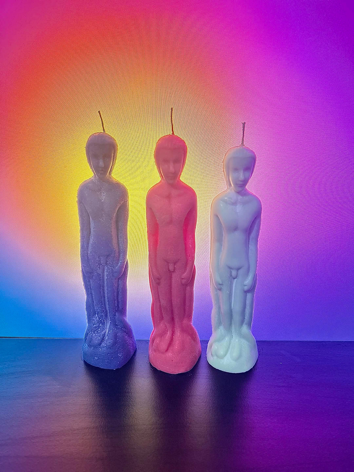 Handmade Man Image Candle