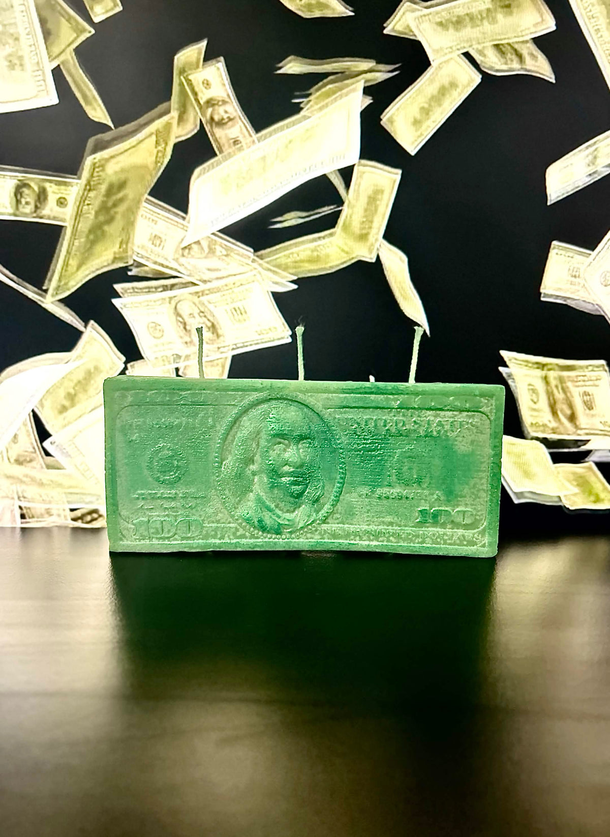 Handmade Money Candle