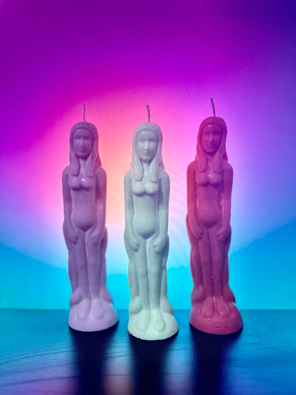 Handmade Woman Image Candle