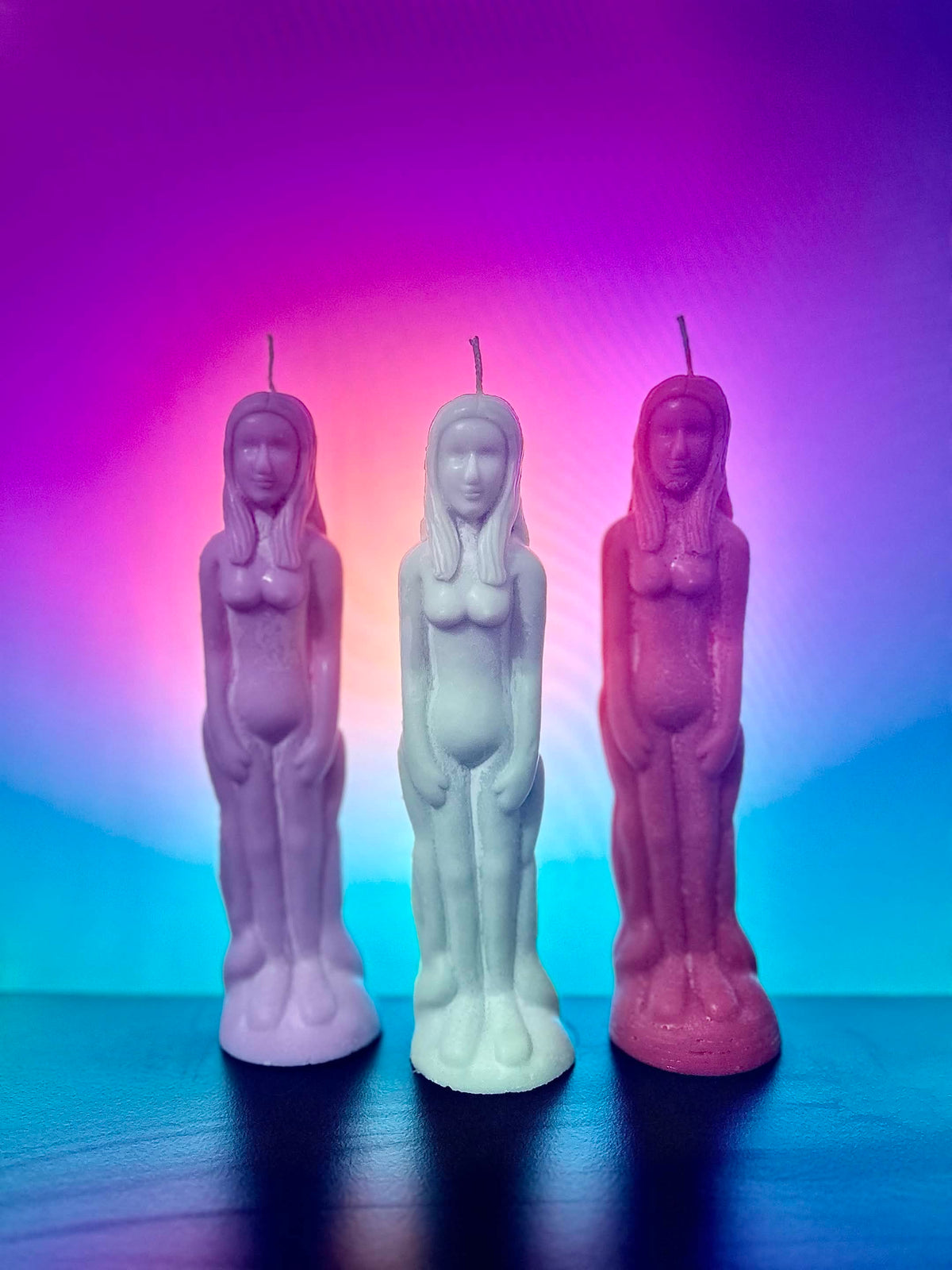 Handmade Woman Image Candle