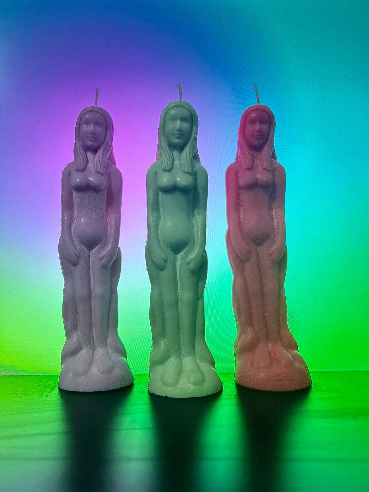 Handmade Woman Image Candle