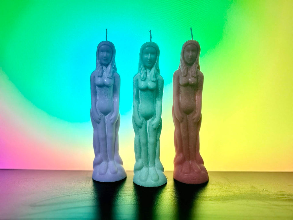 Handmade Woman Image Candle