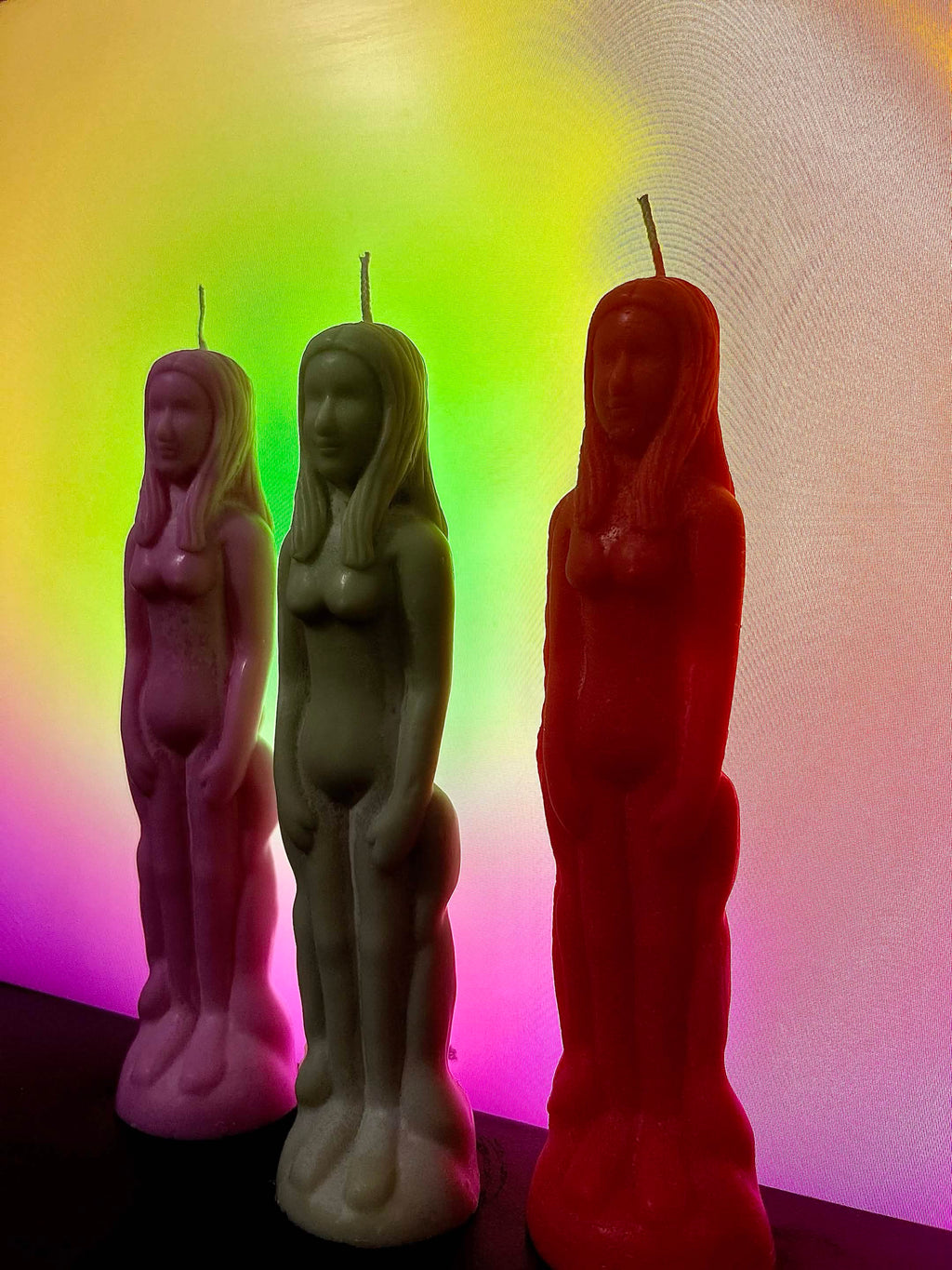Handmade Woman Image Candle