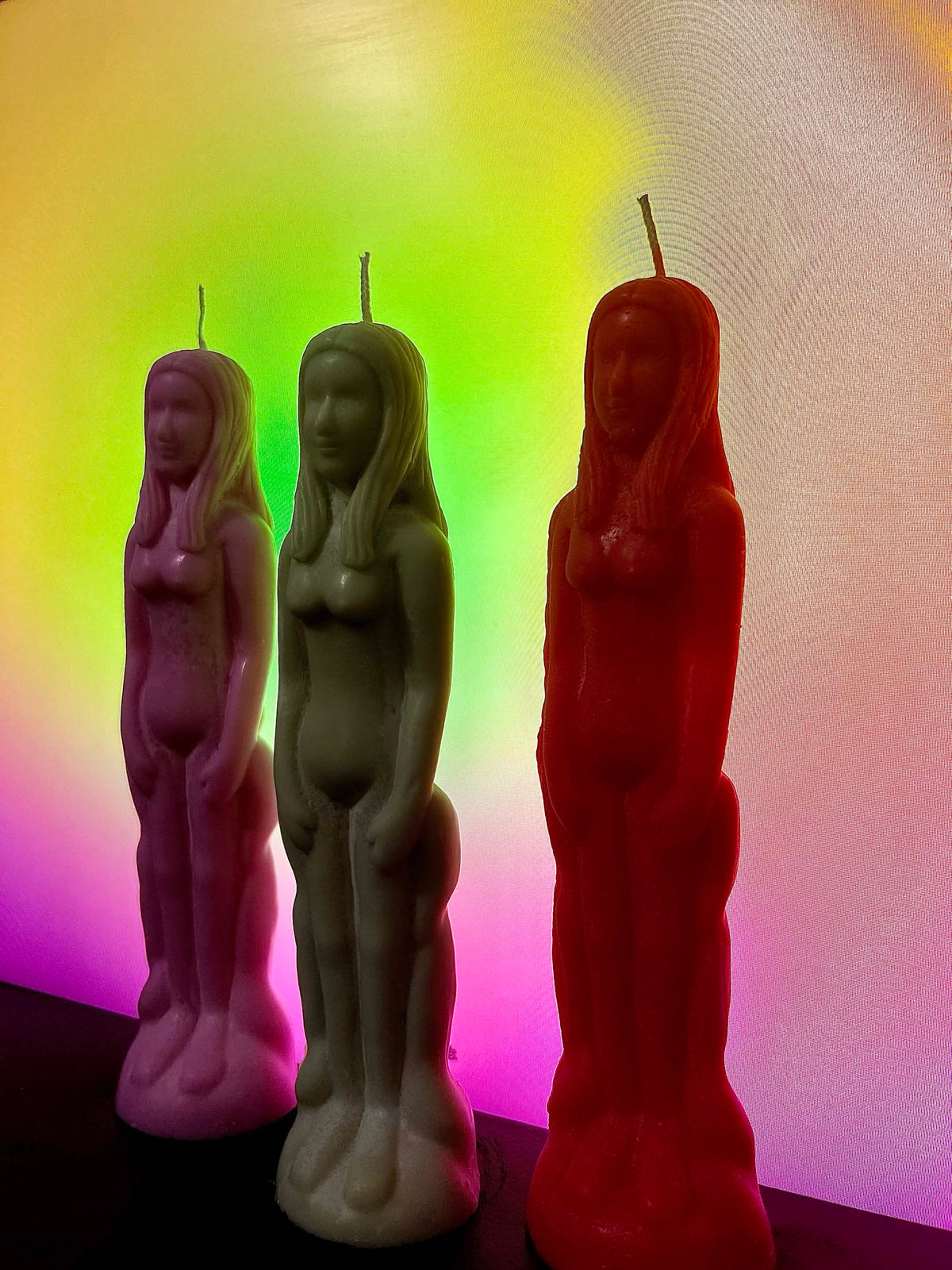 Handmade Woman Image Candle